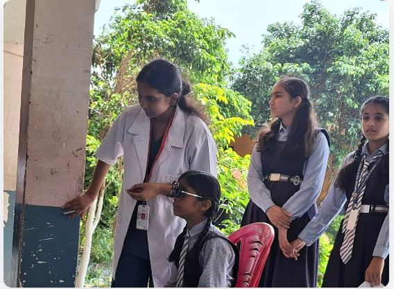 Subhash Public School Eye Checkup